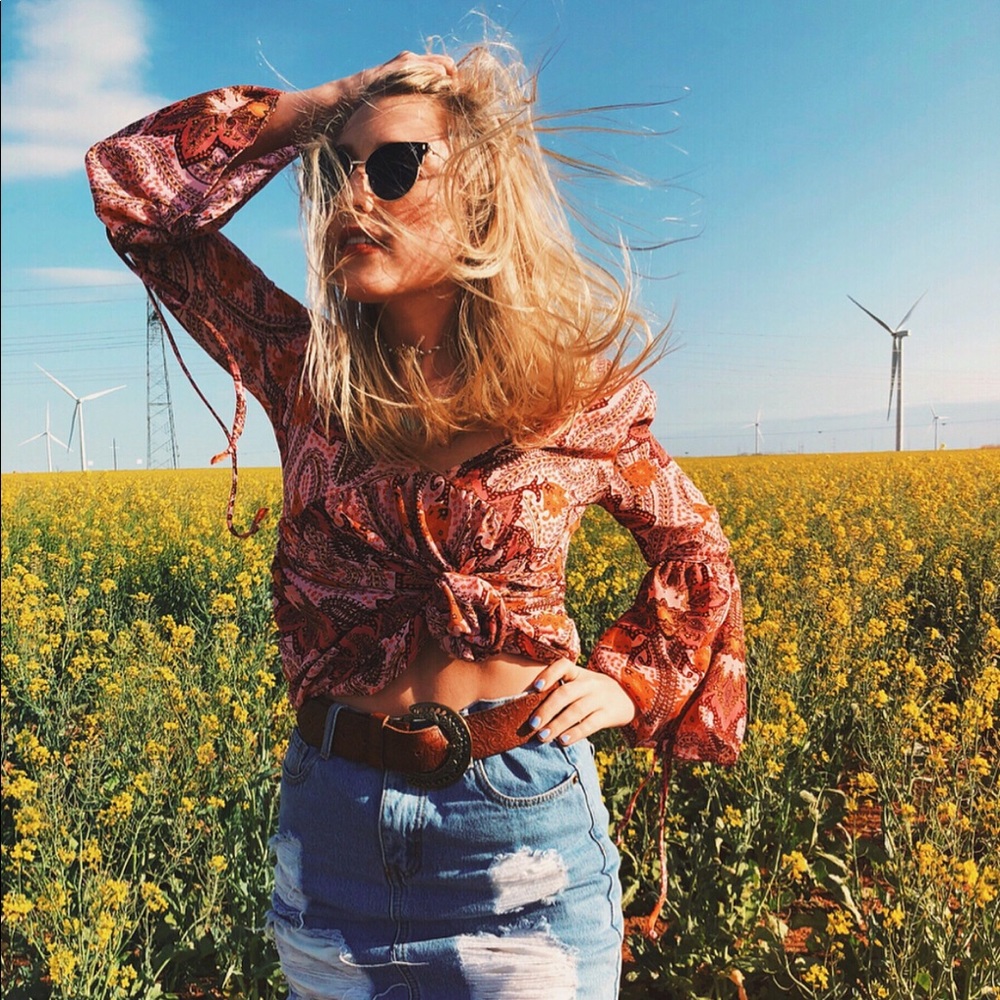 Dillard’s Blouse with boho vibes